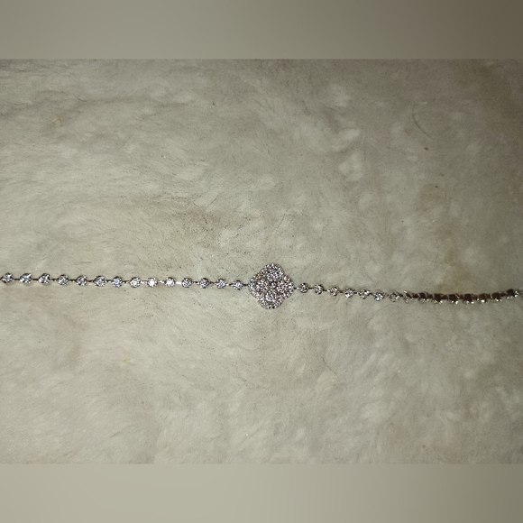 Stella Rose London Cubic Zirconia Fine Silver Plated Bracelet - Picture 3 of 5